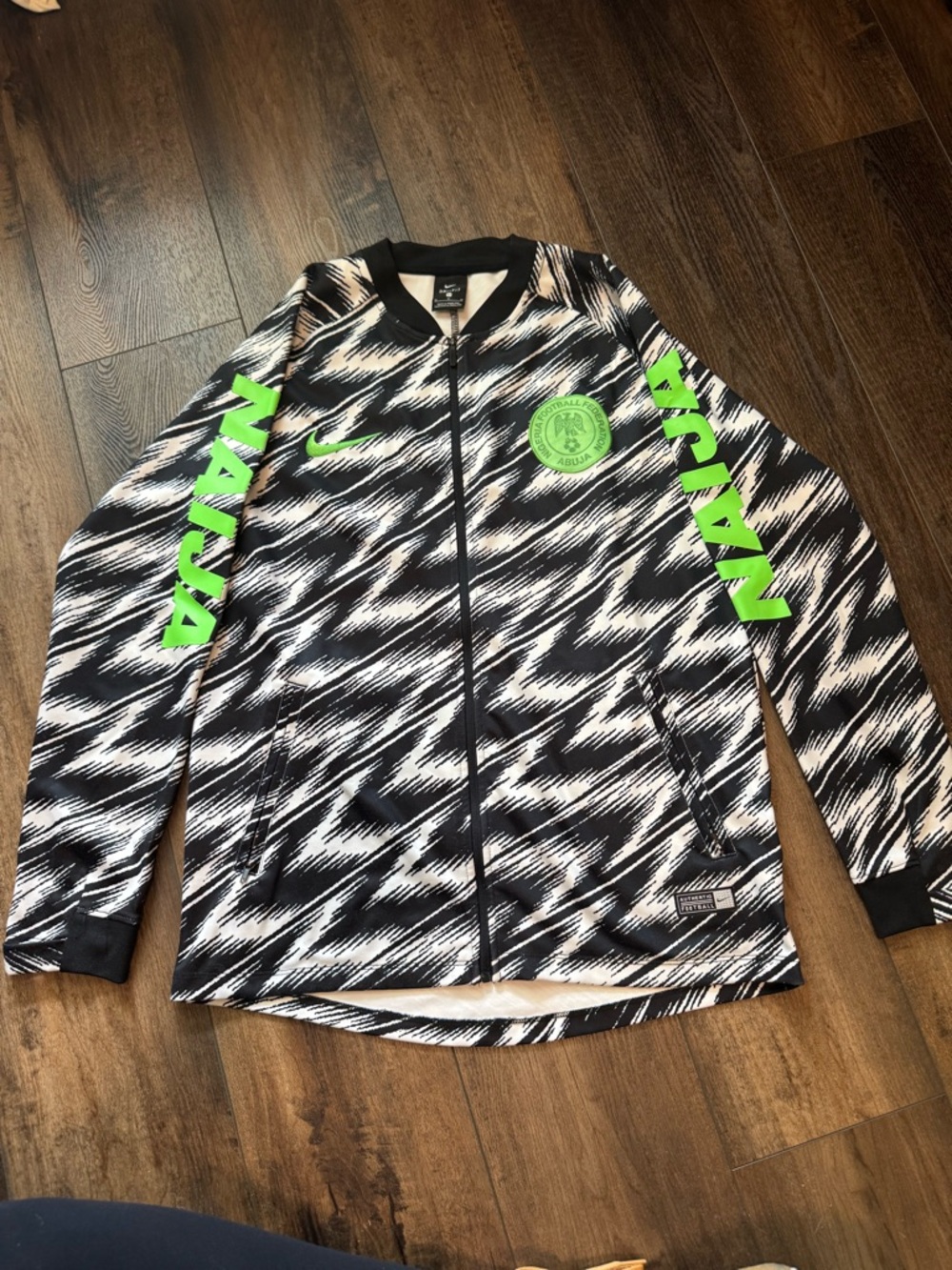 Nike Nigeria 2018 Football Soccer Training Jacket size men’s medium